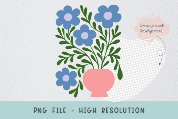 Boho Scandinavian Floral Vase: A Review for Graphics and Illustrations