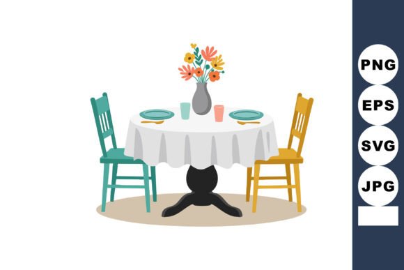 Floral Centerpiece on Round Dining Table Review