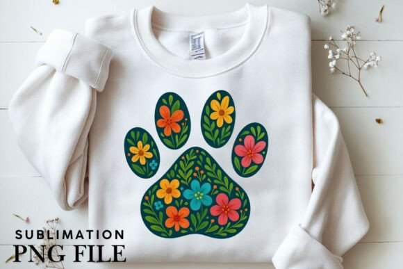 Floral Paw Png Design for T-shirts: Graphics & Illustrations Review