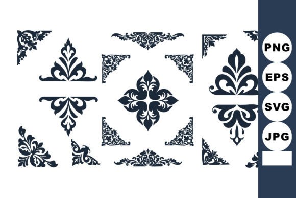 Vintage Ornamental Floral Design Element: Graphics & Illustrations for Elegant Branding