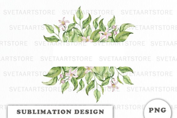Watercolor Lemons Floral Frame Png: Graphics & Illustrations Review